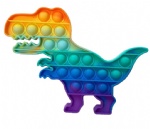 Silicona Rainbow Pops it Fidget Toy Set Juguete sensorial de burbujas Empuje Pop it Fidget