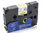 Cintas de etiquetas de tubo termorretráctiles compatibles HSE621 HSE-621 negro sobre amarillo